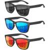Black/Blue/Red Mirrored