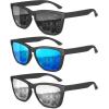 Black/Blue/Silver Mirrored