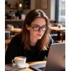 image:imageMEETSUN Blue Light Glasses for WomanTrendy Square Computer Gaming Eyeglasses Anti UV Ray EyewearTortoise