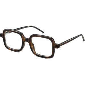 image:imageMEETSUN Blue Light Glasses for WomanTrendy Square Computer Gaming Eyeglasses Anti UV Ray EyewearTortoise