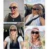image:imageMEETSUN Retro Polarized Sunglasses for Women Trendy Rhinestone 60s 70s 80s Classic Driving Sun Glasses UV Protection3packblackblackblack