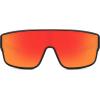 image:imageMEETSUN Oversized Fit Over Glasses Polarized Sunglasses for Men Trendy Flat Top Shades for Driving Fishing UV ProtectionMatte Black FrameRed Mirrored Lens