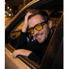 image:imageMEETSUN Polarized Sunglasses for Women Men Classic Retro Trendy Designer StyleNight Vision Lens  Black Frame