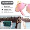 image:imageMEETSUN Polarized Sunglasses for Women Men Classic Retro Trendy Designer StylePink Frame  Pink Mirrored Lens