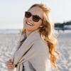 image:imageMEETSUN Polarized Sunglasses for Women Men Classic Retro Trendy Designer StyleTortoise Frame  Brown Lens