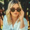 image:imageMEETSUN Polarized Sunglasses for Women Men Classic Retro Square Frame Driving Sun Glasses UV ProtectionBrown Tortoise Frame Brown Lens