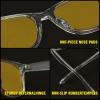 image:imageMEETSUN Polarized Sunglasses for Women Men Classic Retro Square Frame Driving Sun Glasses UV ProtectionNight Vision Lens Clear Frame
