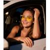 image:imageMEETSUN Polarized Sunglasses for Women Men Classic Retro Square Frame Driving Sun Glasses UV ProtectionNight Vision Lens Clear Frame