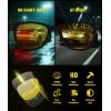 image:imageMEETSUN Polarized Sunglasses for Women Men Classic Retro Square Frame Driving Sun Glasses UV ProtectionNight Vision Lens Matte Black Frame
