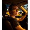 image:imageMEETSUN Polarized Sunglasses for Women Men Classic Retro Square Frame Driving Sun Glasses UV ProtectionNight Vision Lens Matte Leopard Frame