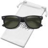 Matte Black Frame Dark Green Lens