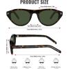 image:imageMEETSUN Trendy Cat Eye Sunglasses for Women Retro Oval Vintage Narrow Frame UV400 Protection for Driving Travel OutdoorC1 Black Frame C3 Leopard Print Frame