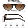 image:imageMEETSUN Trendy Cat Eye Sunglasses for Women Retro Oval Vintage Narrow Frame UV400 Protection for Driving Travel OutdoorC2 Leopard Print Frame C4 Black Frame