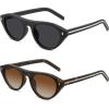 C1 Black Frame+ C2 Leopard Print Frame