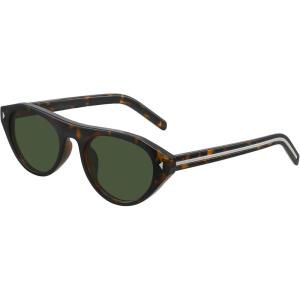 image:imageMEETSUN Trendy Cat Eye Sunglasses for Women Retro Oval Vintage Narrow Frame UV400 Protection for Driving Travel OutdoorC3 Leopard Print Framedark Green Lens