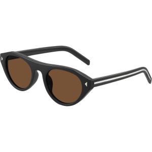 image:imageMEETSUN Trendy Cat Eye Sunglasses for Women Retro Oval Vintage Narrow Frame UV400 Protection for Driving Travel OutdoorC4 Black Framebrown Lens