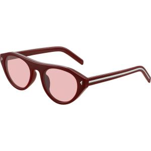 image:imageMEETSUN Trendy Cat Eye Sunglasses for Women Retro Oval Vintage Narrow Frame UV400 Protection for Driving Travel OutdoorC5 Red Wine Framepeach Lens
