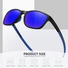 image:imageMEETSUN Polarized Sports Sunglasses for Women Men Driving Running Cycling Fishing Sun Glasses UV400 ProtectionBlack Framedark Blue
