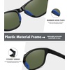 image:imageMEETSUN Polarized Sports Sunglasses for Women Men Driving Running Cycling Fishing Sun Glasses UV400 ProtectionBlack Framedark Blue