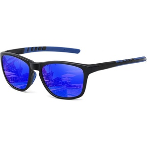 image:imageMEETSUN Polarized Sports Sunglasses for Women Men Driving Running Cycling Fishing Sun Glasses UV400 ProtectionBlack Framedark Blue
