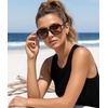 image:imageMEETSUN Retro Square Aviator Trendy 90s Double Bridge Sunglasses for Women  Retro Square Aviator Sunglasses for Women Men Trendy 70s Top Bar Double Bridge Sunglasses UV400 Lightweight ShadesC1 Black Frame C2 Tortoiseshell Frame