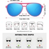 image:imageMEETSUN Sports Aviator Sunglasses for Women Polarized UV Protection Retro 70s 80s 90s Double Bridge for Running DrivingPinkBlue Mirror Lens