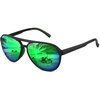 Black/Green Mirror Lens