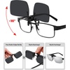 image:imageMEETSUN Polarized Clip On Sunglasses for Men Women Sports Fishing Driving Hiking Fit Over Prescription Glasses1packsilver Mirror Lens