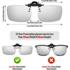 image:imageMEETSUN Polarized Clip On Sunglasses for Men Women Sports Fishing Driving Hiking Fit Over Prescription Glasses1packsilver Mirror Lens