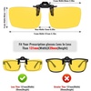image:imageMEETSUN Polarized Clip On Sunglasses for Men Women Sports Fishing Driving Hiking Fit Over Prescription Glasses5packnight Vision5