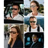 image:imageMEETSUN Polarized Clip On Sunglasses for Men Women Sports Fishing Driving Hiking Fit Over Prescription Glasses6packblack6