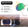 image:imageMEETSUN Round Polarized Sunglasses for Women Men Classic Retro Metal Frame Sun Glasses UV ProtectionGoldGreen