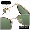 image:imageMEETSUN Round Polarized Sunglasses for Women Men Classic Retro Metal Frame Sun Glasses UV ProtectionGoldPurple